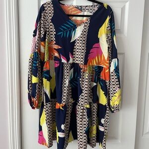 💐🌻 vacation ready 🌸Floral Multicolor Women's Dress or swim cover up